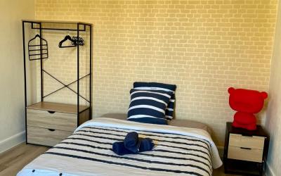Chambre Double avec Salle de Bains Commune
