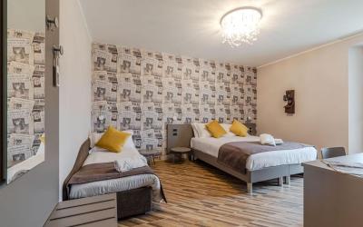 Camera tripla con vasca idromassaggio esterna