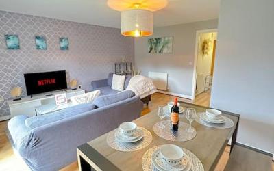 Three-Bedroom Premium Apartment with Balcony