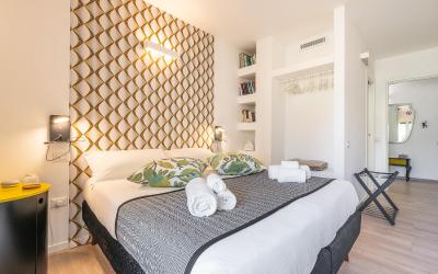 Camera Deluxe Matrimoniale/Doppia con Letti Singoli con Vista Cittu00e0