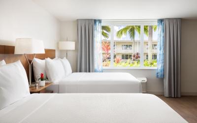 Queen Room with Two Queen Beds and Garden View