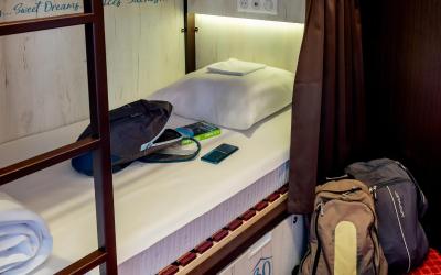 Lit dans Dortoir Mixte de 4u00a0Lits