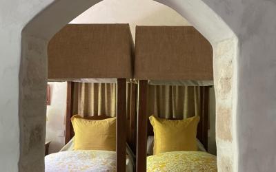 Chambre Lits Jumeaux avec Salle de Bains Privative