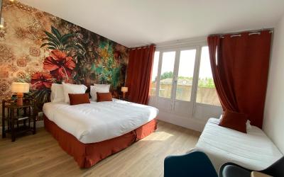 Chambre Triple avec Terrasse