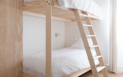 Lit dans Dortoir Mixte de 4u00a0Lits