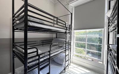 Bed in 9-Bed Male Dormitory Room