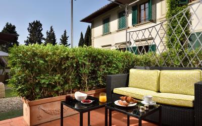 Deluxe con patio privato e vista sulla cittu00e0 