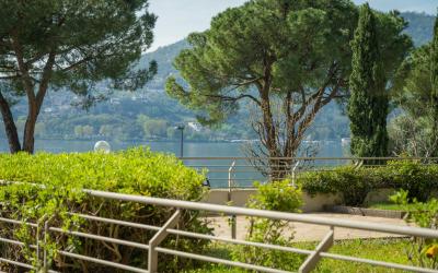 Camera Matrimoniale/Doppia con Letti Singoli con Vista Giardino