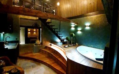 Chambre Double avec Baignoire Spa