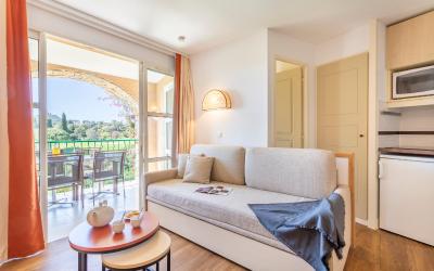 Appartement 1u00a0Chambre Supu00e9rieur avec Climatisation et Terrasse (4u00a0Personnes)u00a0-u00a0Vue sur Mer