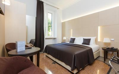 Camera Deluxe Matrimoniale/Doppia con Letti Singoli con Vista Giardino