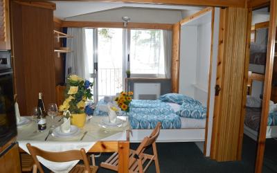 Appartamento con 1 Camera da Letto e Vista sulla Montagna (4 Adulti) 