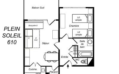 Appartement 1 Chambre (5 Adultes)