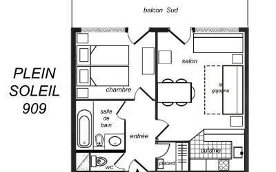 Appartement 1 Chambre (5 Adultes)