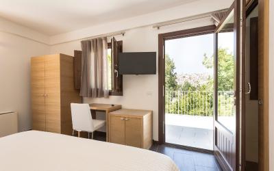 Camera Deluxe Matrimoniale/Doppia con Letti Singoli con Vista Giardino