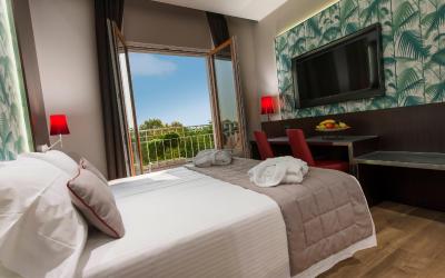 Camera Matrimoniale/Doppia con Letti Singoli con Vista Parco