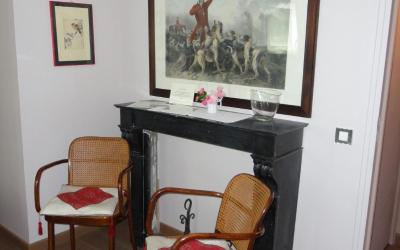 Chambre Double Supu00e9rieure avec Cheminu00e9e