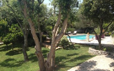 Chambre Double avec Terrasse - Vue sur Piscine