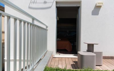 Camera Superioru00a0Matrimoniale/Doppia con Letti Singoli con Vista Giardino 