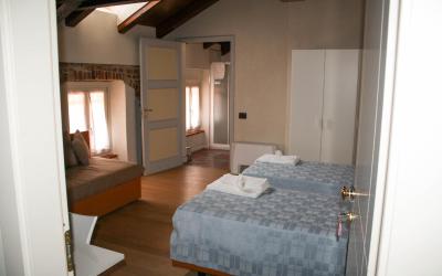 Camera Deluxe Matrimoniale/Doppia con Letti Singoli con Vista Cittu00e0