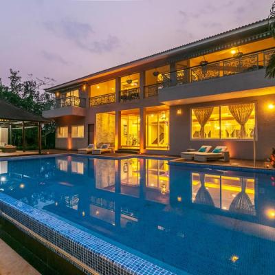 旅遊訂房 印度-阿里包格 Umber Villa by StayVista - 5BHK Luxurious Villa with a Pvt Pool & Lawn - 1篇評鑑 評分:10