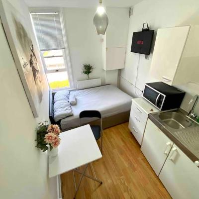 旅遊訂房 英國-倫敦 Great location studio apartment with Smart TV and workspace - 1篇評鑑 評分:2.3
