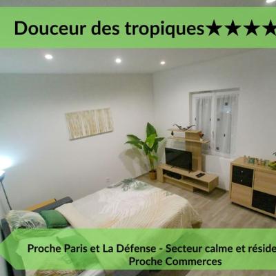 旅遊訂房 法國-阿讓特伊 *Douceur des Tropiques*Parisis - 4篇評鑑 評分:6.4