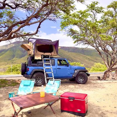 旅遊訂房 美國-海庫-帕威拉(HI) Embark on a journey through Maui with Aloha Glamp's jeep and rooftop tent allows you to discover div