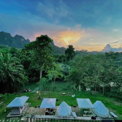 旅遊訂房 泰國-素叻他尼 Amornkeeree Khao Sok Camping - 8篇評鑑 評分:9.3