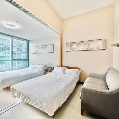 旅遊訂房 菲律賓-馬尼拉 Thompson Suites - 2-beds, One Uptown Residences, 30F - XBOX & Netflix - 2篇評鑑 評分:10