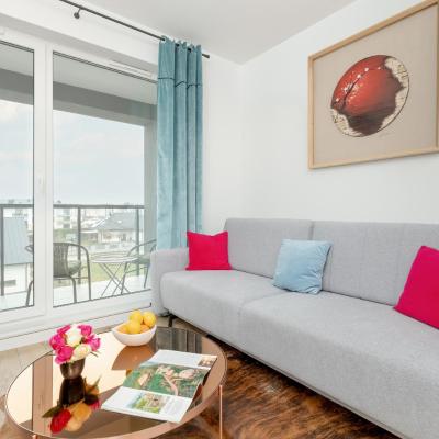 旅遊訂房 波蘭-佳黛妮亞 Stylish Apartment in Gdynia Balcony & WIFI by Rent like home