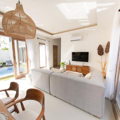 旅遊訂房 印尼-峇里 Design 3BR Luxus Villa VENTURA I Pool I Centre Canggu I Kitchen I Netflix