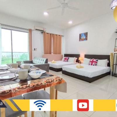 旅遊訂房 馬來西亞-吉隆坡 Comfy Pool View Ensuite, 8 min to MRT,5Pax, Wi-fi - CS3 - 1篇評鑑 評分:9.9