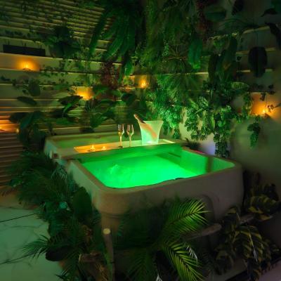 旅遊訂房 法國-琳馬魯利班 Jungle Spa Privatif - Love Room - Séjour nature et romantique à L'appart'hôtel 23ème avenue (Jungle Spa Privatif - Love Room - Sejour nature et romantique a L'appart'hotel 23eme avenue) - 4篇評鑑 評分:10