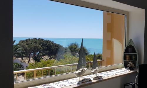 Sitting on the beach