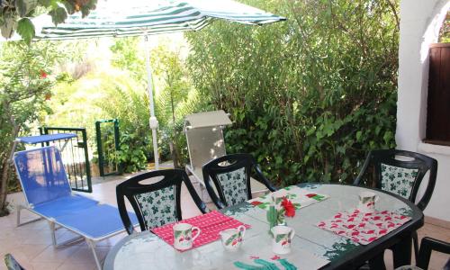 Flamingos in the desert Villasimius