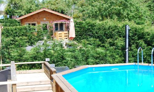 The Cabin with heated outdoor pool