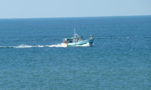 House on Atlantic Ocean on Sand Dune overlooking Beach and Ocean