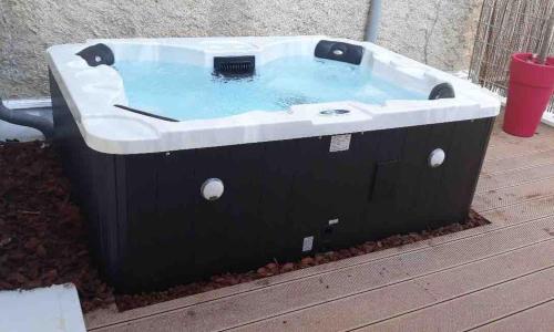 An authentic experience with spa in the center