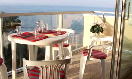 Appartement d'une chambre a Arcachon a 20 m de la plage avec vue sur la mer et balcon