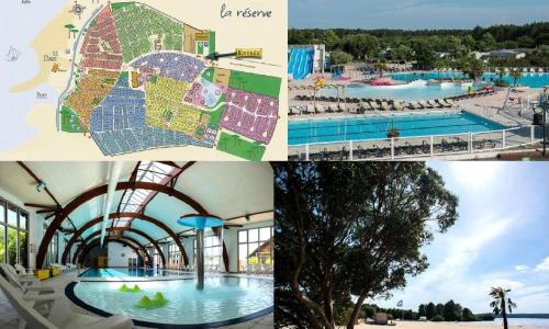 MH 3 Ch - 4 FUN PASS et WIFI inclus - camping 4e bord de lac