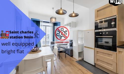 CHARMING BRIGHT AND EQUIPPED APARTMENT