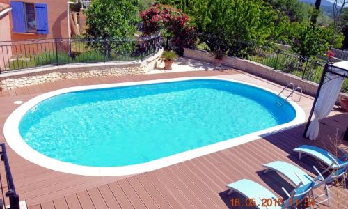 Maison d'une chambre avec piscine privee jardin clos et wifi a Gargas