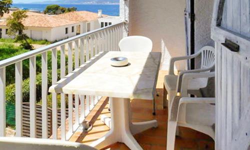 Appartement d'une chambre a Grosseto Prugna a 50 m de la plage avec vue sur la mer et jardin clos