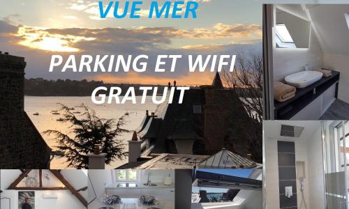 Logement entier Saint Malo vue mer, proche FERRY, commerces et plage Solidor 50 m