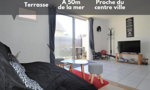 Maisonnette avec terrasse à 50m de la plage