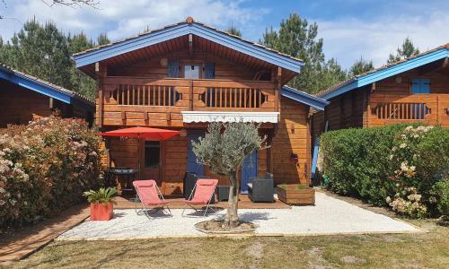 CHALET ENTRE CONTIS ET MIMIZAN PLAGE - Piscine chauffée et balnéothérapie