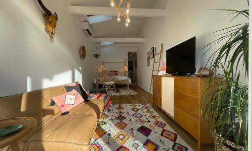 Grand studio avec terrasse Capbreton Wifi, Netflix