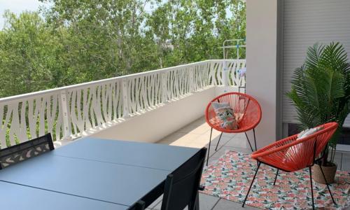 T3 classé 3 étoiles Terrasse 18M2 CLIM parking proche PORT