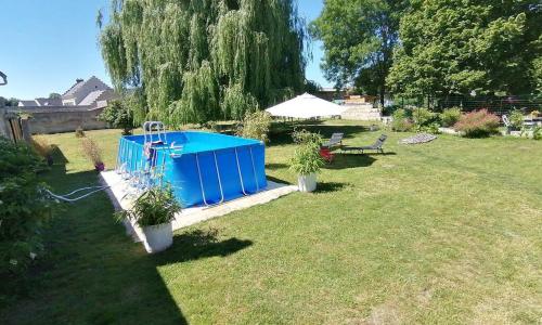 Maison chaleureuse et de détente avec piscine et spa